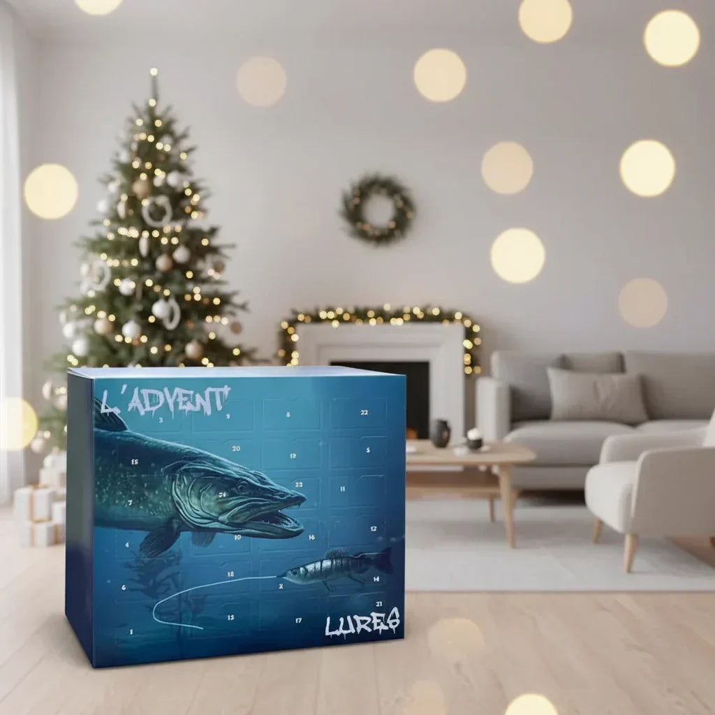 Fishing Lure Advent Calendar 24 Unique Lures Freshwater & Saltwater
