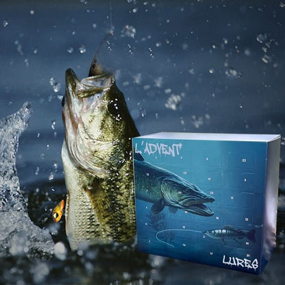 Fishing Lure Advent Calendar 24 Unique Lures Freshwater & Saltwater