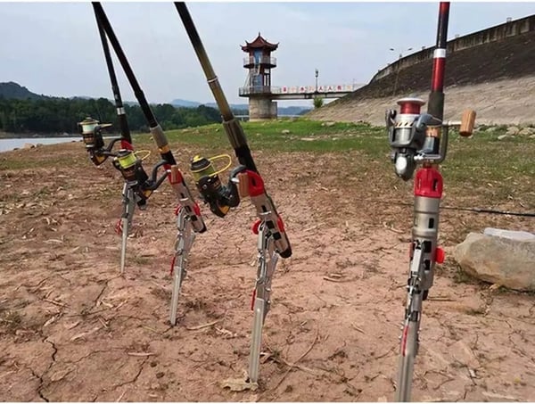 Fishing Rod Holder Automatic Bite Sensor Stainless Steel