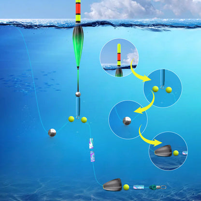 Fishing Set Automatic Bottom Detection 100m Nylon Line