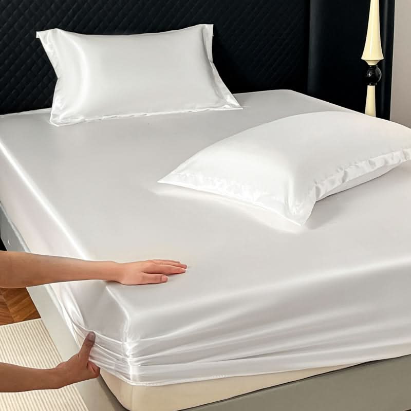 Fitted Mattress Cover Soft Breathable Microfiber Elastic Band