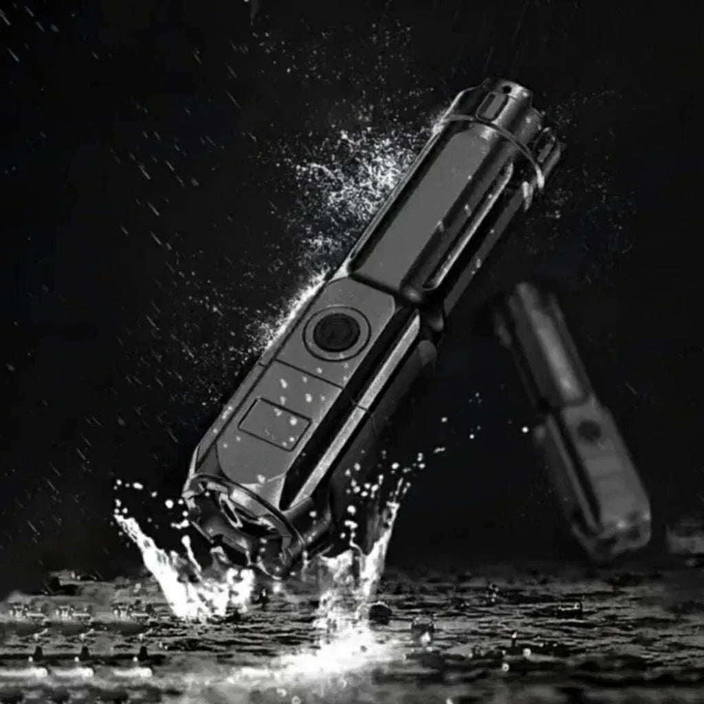 Flashlight 2000 Lumens Waterproof USB-C Rechargeable