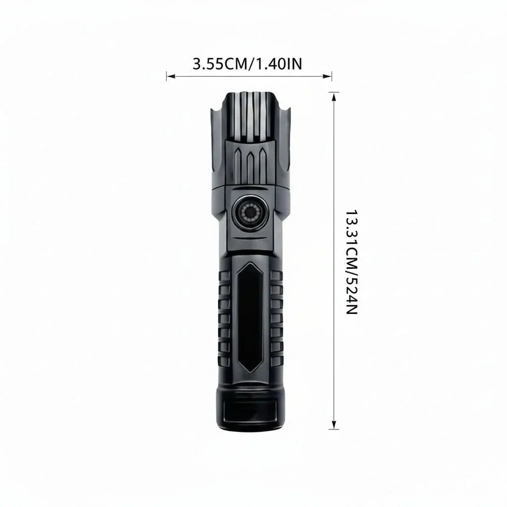 Flashlights USB Rechargeable Aluminum Alloy Set of 2