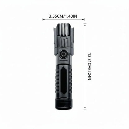 Flashlights USB Rechargeable Aluminum Alloy Set of 2
