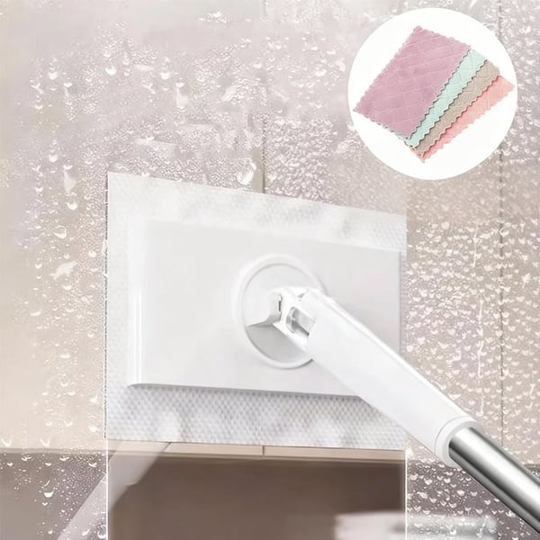 Flat Mop 360° Swivel Touch-Free Pad Change
