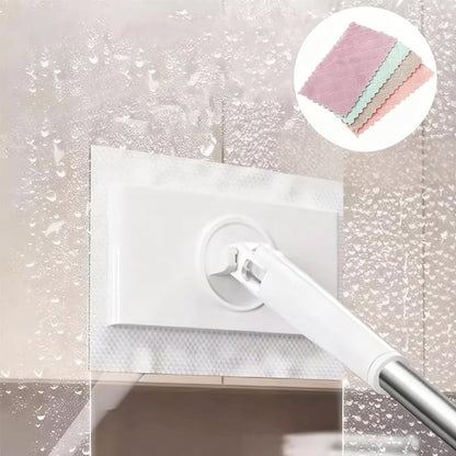 Flat Mop 360° Swivel Touch-Free Pad Change