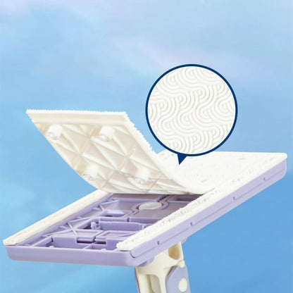 Flat Mop 360° Swivel Touch-Free Pad Change
