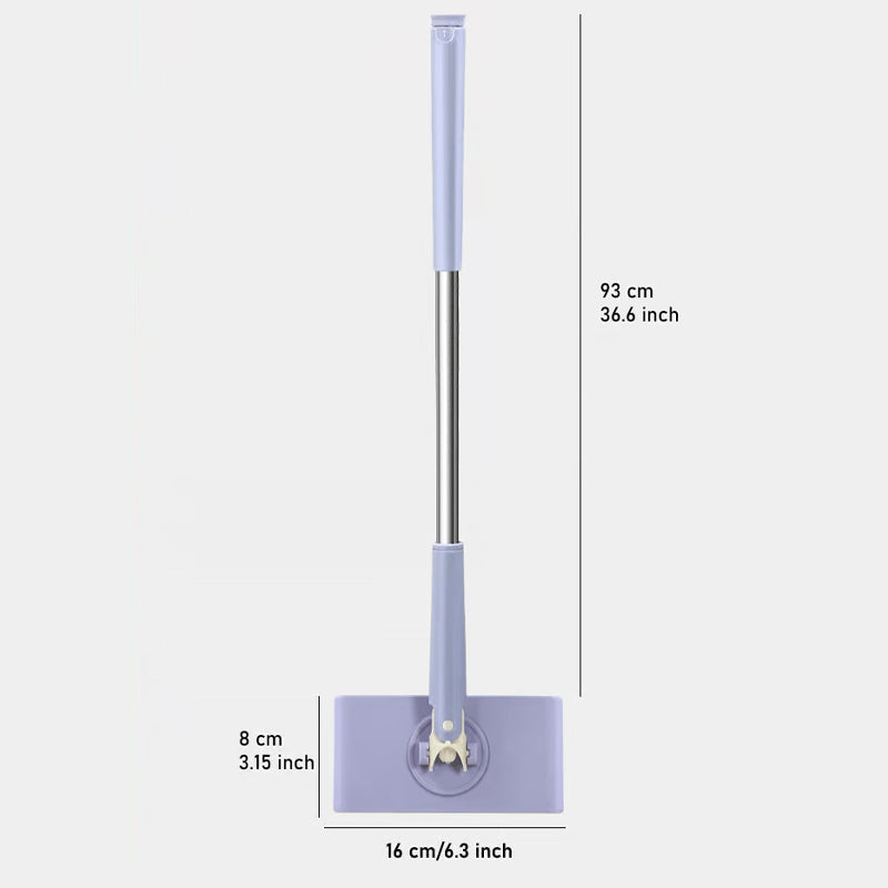 Flat Mop 360° Swivel Touch-Free Pad Change