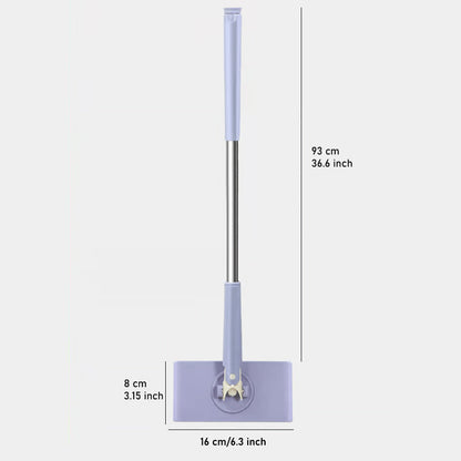 Flat Mop 360° Swivel Touch-Free Pad Change