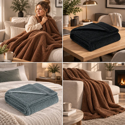 Fleece Blanket Soft Fleece & Waterproof Backing