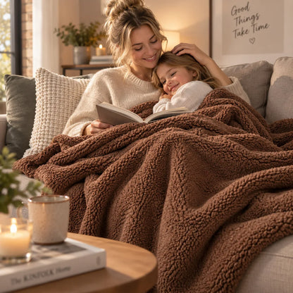 Fleece Blanket Soft Fleece & Waterproof Backing
