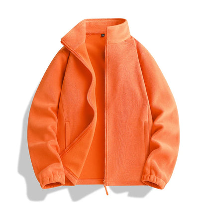 Fleece Jacket Microfleece Full-Zip Side Pockets