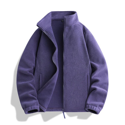 Fleece Jacket Microfleece Full-Zip Side Pockets