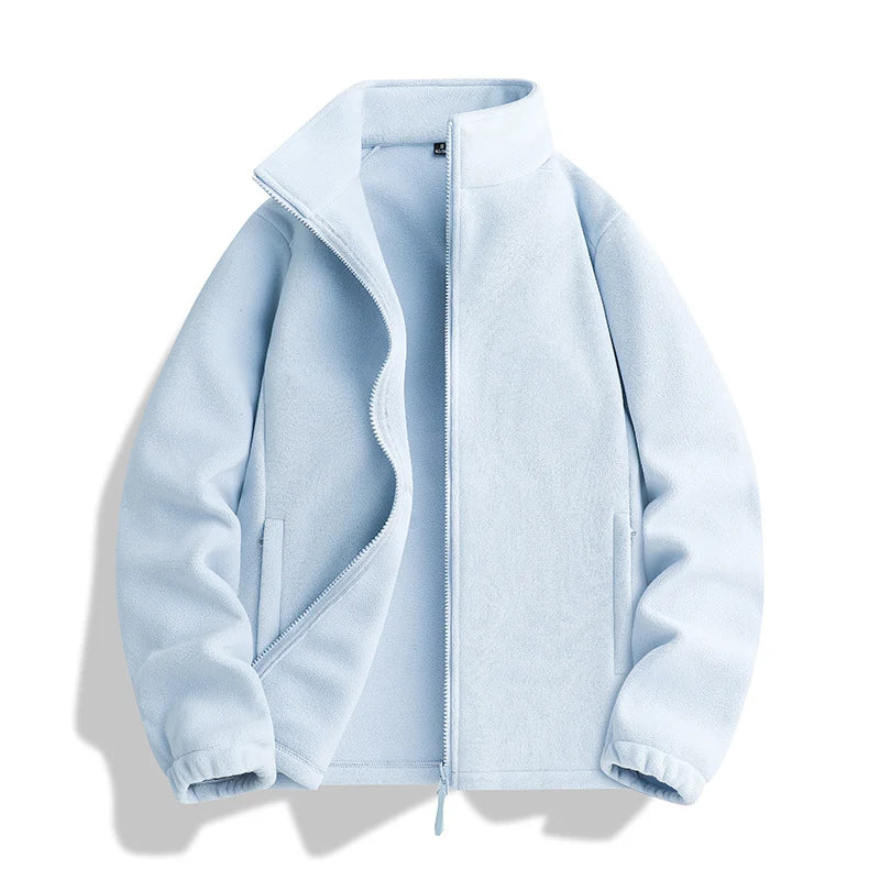 Fleece Jacket Microfleece Full-Zip Side Pockets