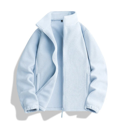 Fleece Jacket Microfleece Full-Zip Side Pockets