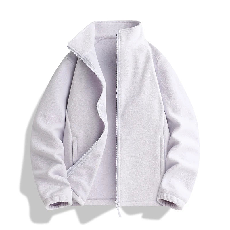 Fleece Jacket Microfleece Full-Zip Side Pockets