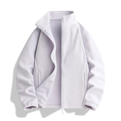 Fleece Jacket Microfleece Full-Zip Side Pockets