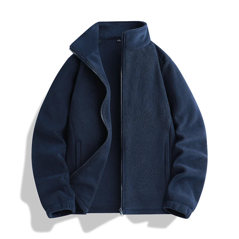 Fleece Jacket Microfleece Full-Zip Side Pockets
