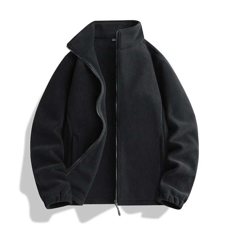 Fleece Jacket Microfleece Full-Zip Side Pockets