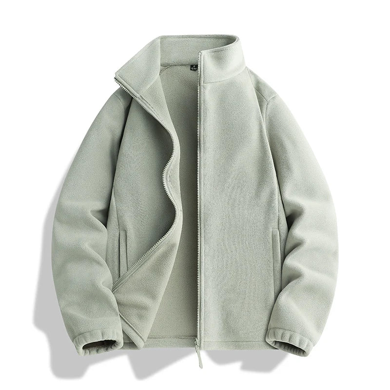 Fleece Jacket Microfleece Full-Zip Side Pockets