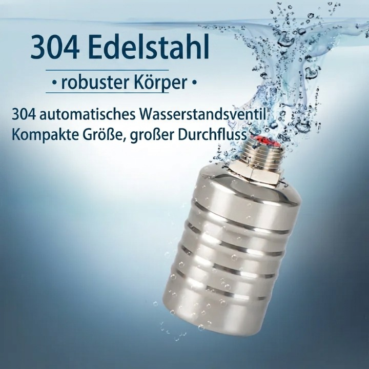 Float Valve 304 Stainless Steel Top & Side Inlets