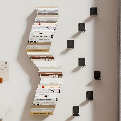 Floating Book Holder Invisible Mounting Set of 2