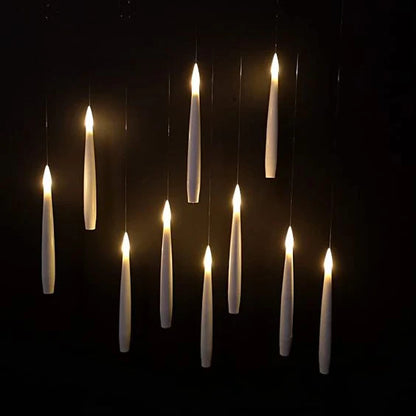 Floating Candles Flameless Flickering Set of 12