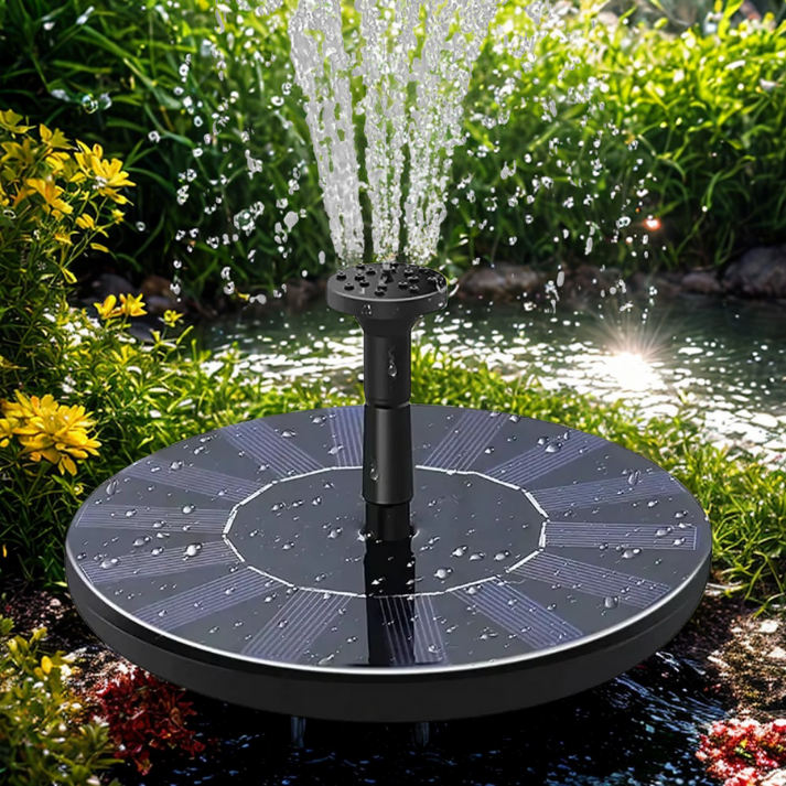 Floating Fountain Solar-Powered Bird-Friendly 17cm Diameter