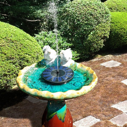 Floating Fountain Solar-Powered Bird-Friendly 17cm Diameter