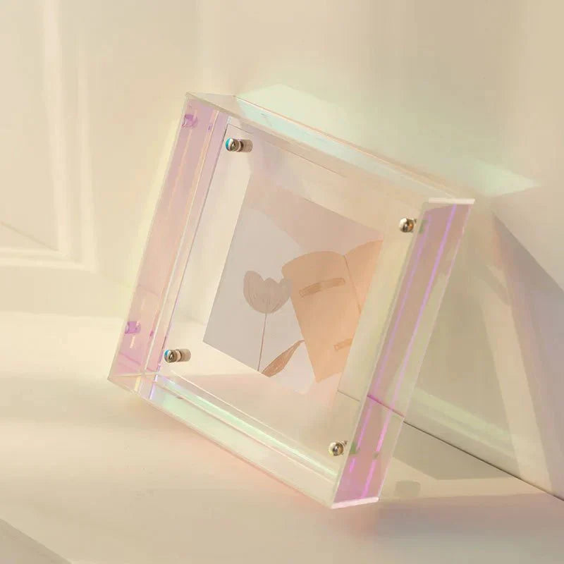 Floating Picture Frame Clear Acrylic Wall & Tabletop