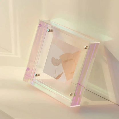 Floating Picture Frame Clear Acrylic Wall & Tabletop