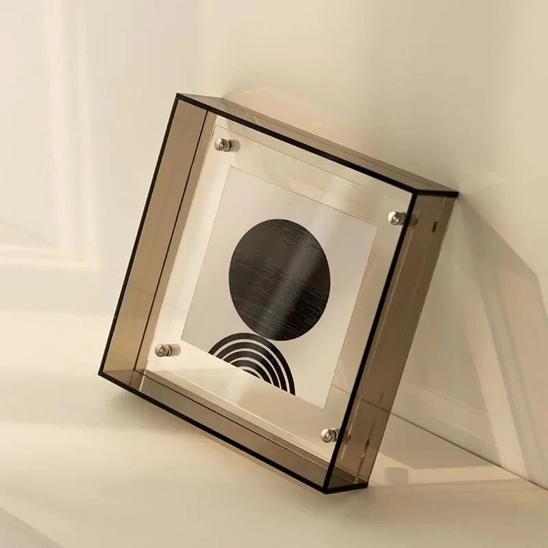 Floating Picture Frame Clear Acrylic Wall & Tabletop