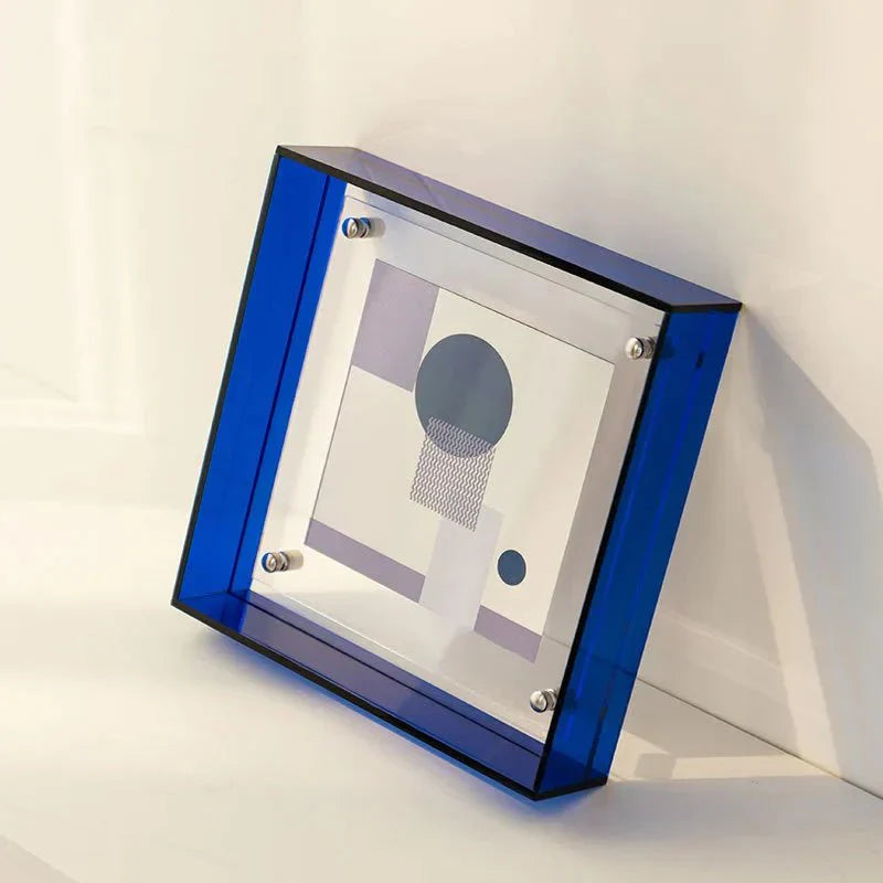 Floating Picture Frame Clear Acrylic Wall & Tabletop