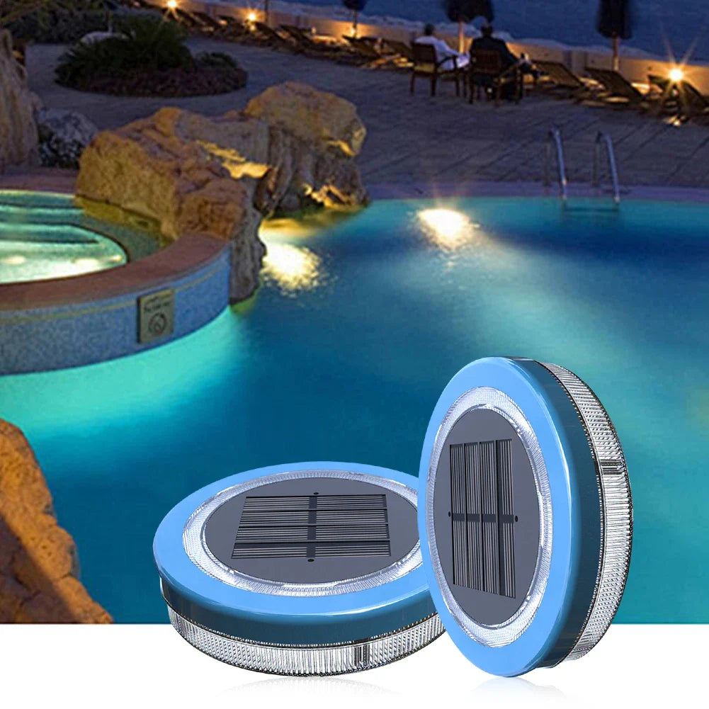 Floating Pool Light Solar-Powered Color-Changing IP68 Waterproof