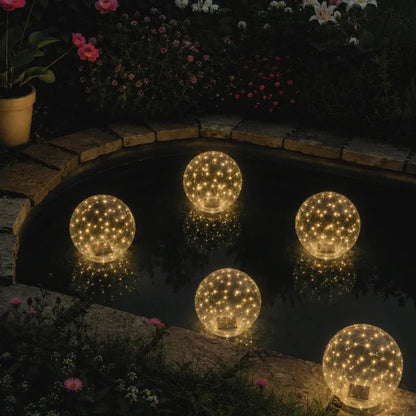 Floating Pool Light Solar-Powered Inflatable Waterproof LED