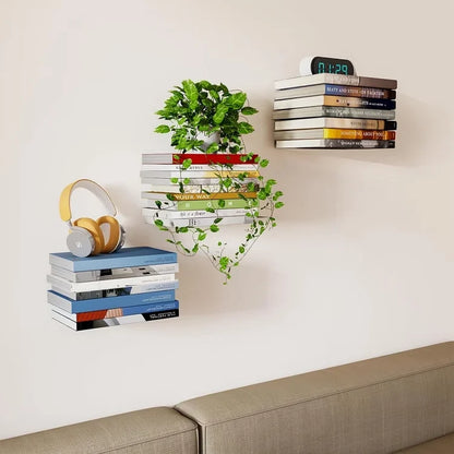 Floating Wall Shelf Invisible Bracket Stainless Steel