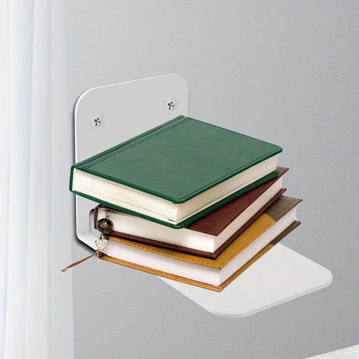 Floating Wall Shelf Invisible Mounting Set of 4