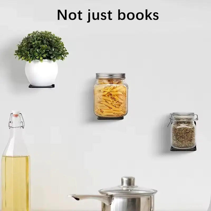 Floating Wall Shelf Invisible Mounting Set of 4