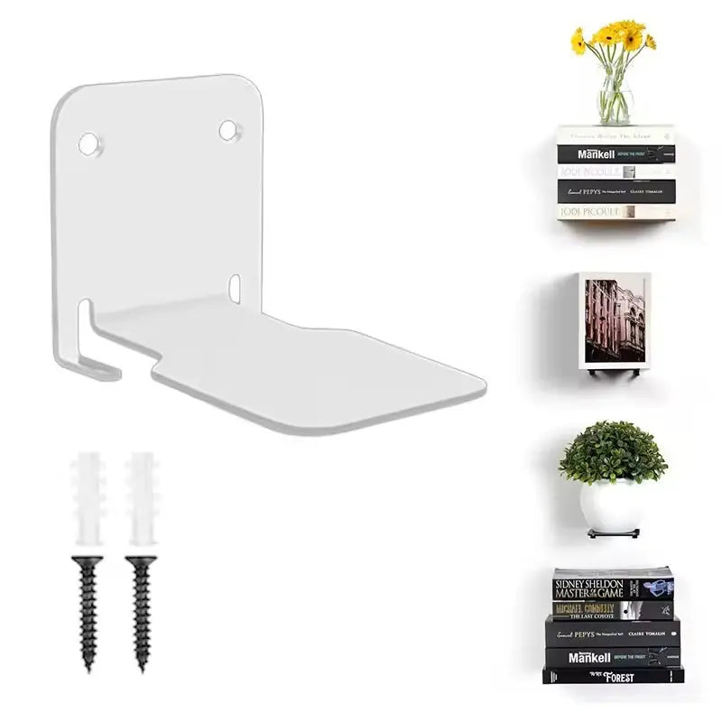 Floating Wall Shelf Invisible Mounting Set of 4