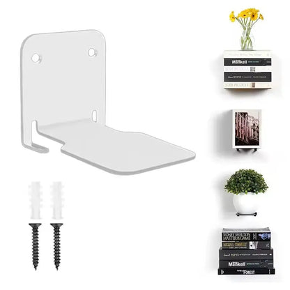 Floating Wall Shelf Invisible Mounting Set of 4