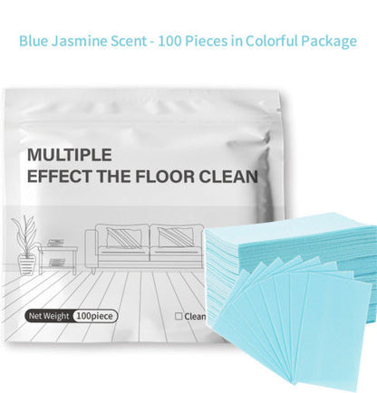 Floor Cleaning Wipes Water-Soluble Biodegradable Enzymes Pack of 100