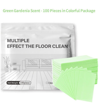 Floor Cleaning Wipes Water-Soluble Biodegradable Enzymes Pack of 100