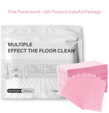 Floor Cleaning Wipes Water-Soluble Biodegradable Enzymes Pack of 100