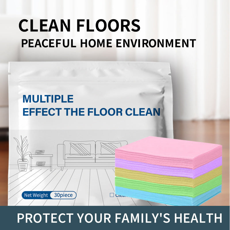 Floor Cleaning Wipes Water-Soluble Biodegradable Enzymes Pack of 100