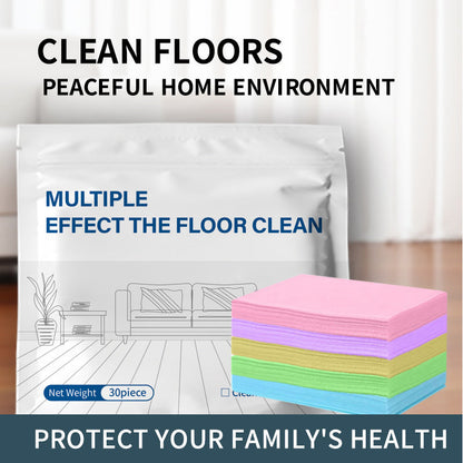 Floor Cleaning Wipes Water-Soluble Biodegradable Enzymes Pack of 100