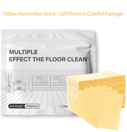 Floor Cleaning Wipes Water-Soluble Biodegradable Enzymes Pack of 100