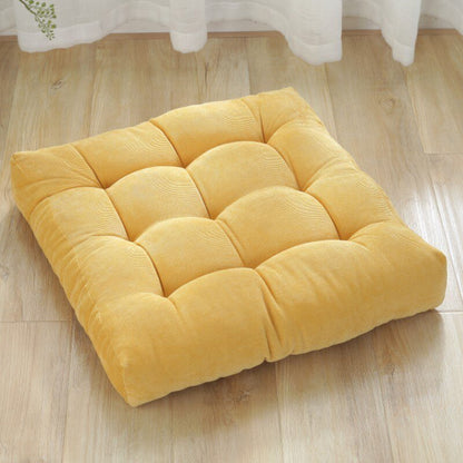 Floor Cushion Japanese Quilted Cotton Corduroy Thick Foam