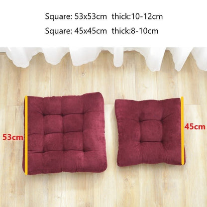 Floor Cushion Japanese Quilted Cotton Corduroy Thick Foam