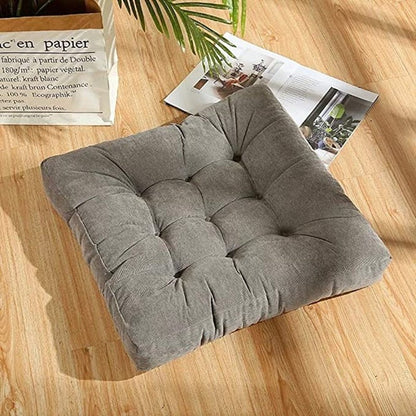 Floor Cushion Japanese Quilted Cotton Corduroy Thick Foam