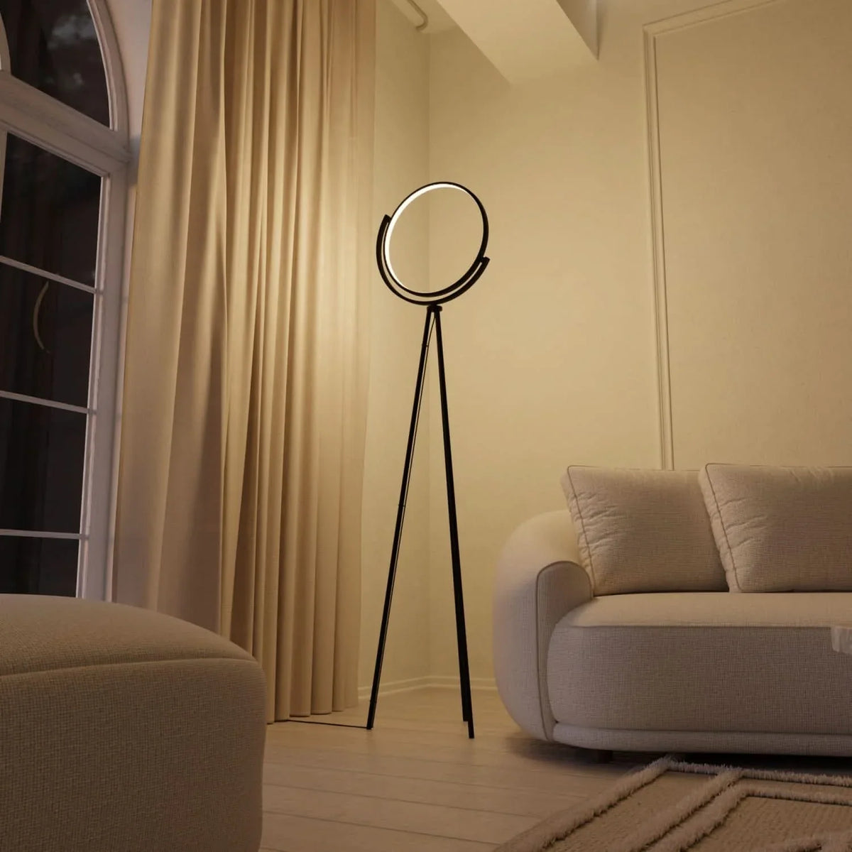Floor Lamp Dimmable LED Adjustable Color Temperature